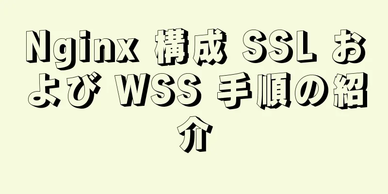 Nginx 構成 SSL および WSS 手順の紹介