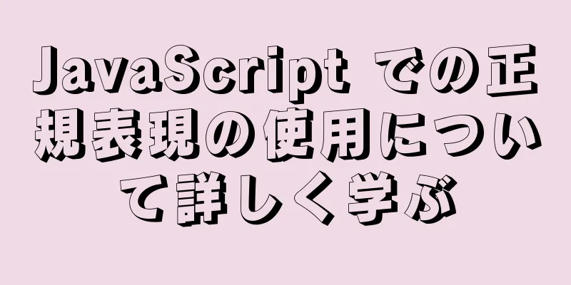 JavaScript での正規表現の使用について詳しく学ぶ