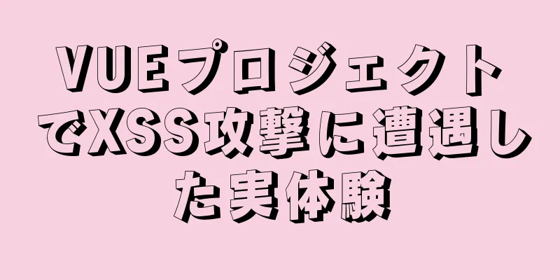 VUEプロジェクトでXSS攻撃に遭遇した実体験