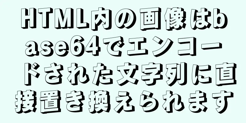 HTML内の画像はbase64でエンコードされた文字列に直接置き換えられます