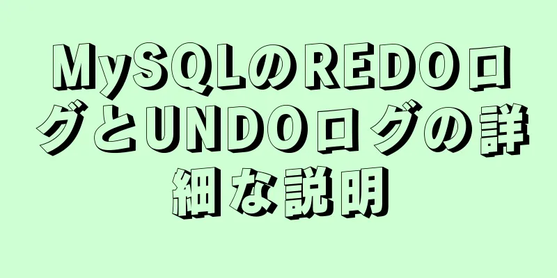 MySQLのREDOログとUNDOログの詳細な説明