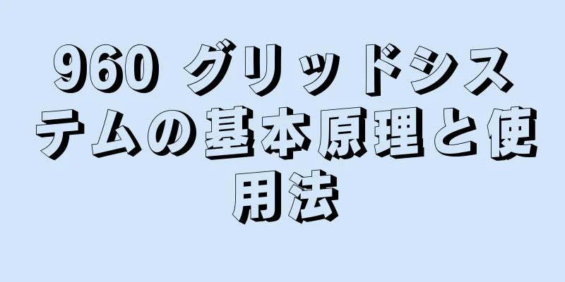 960 グリッドシステムの基本原理と使用法