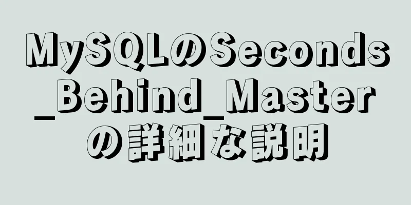 MySQLのSeconds_Behind_Masterの詳細な説明