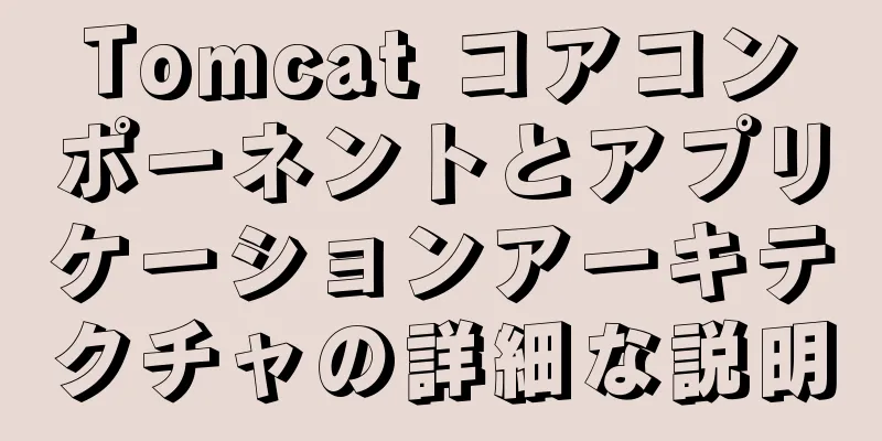 Tomcat コアコンポーネントとアプリケーションアーキテクチャの詳細な説明