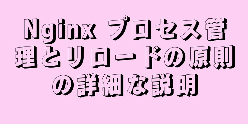 Nginx プロセス管理とリロードの原則の詳細な説明