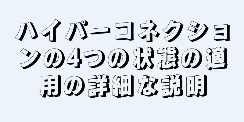 ハイパーコネクションの4つの状態の適用の詳細な説明