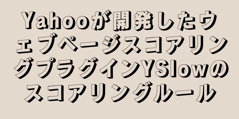 Yahooが開発したウェブページスコアリングプラグインYSlowのスコアリングルール