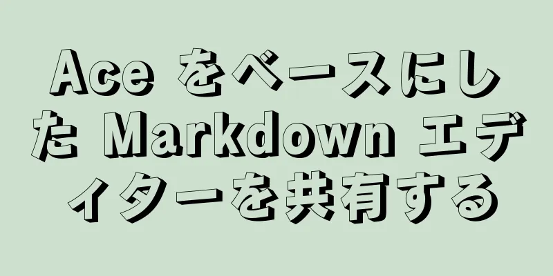 Ace をベースにした Markdown エディターを共有する