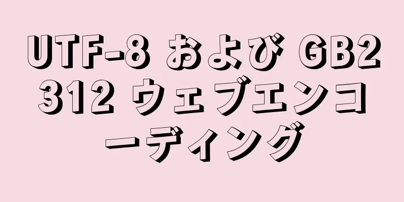 UTF-8 および GB2312 ウェブエンコーディング