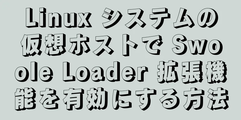 Linux システムの仮想ホストで Swoole Loader 拡張機能を有効にする方法