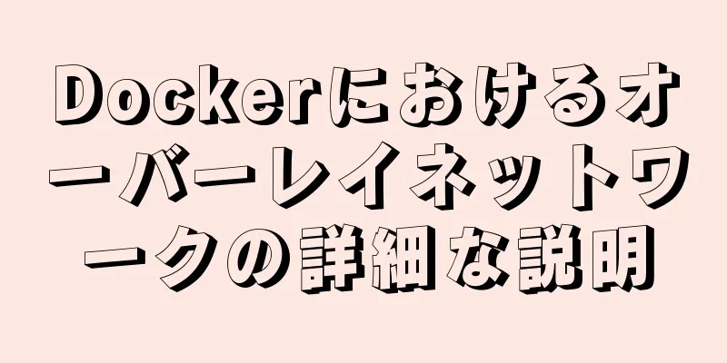 Dockerにおけるオーバーレイネットワークの詳細な説明