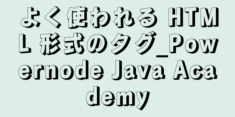 よく使われる HTML 形式のタグ_Powernode Java Academy