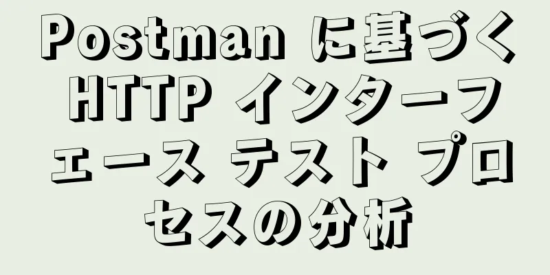 Postman に基づく HTTP インターフェース テスト プロセスの分析