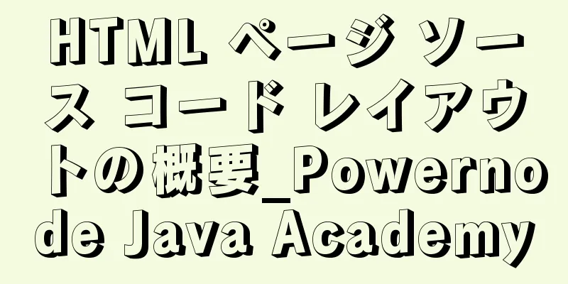 HTML ページ ソース コード レイアウトの概要_Powernode Java Academy