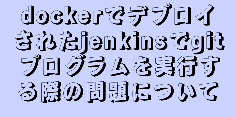 dockerでデプロイされたjenkinsでgitプログラムを実行する際の問題について