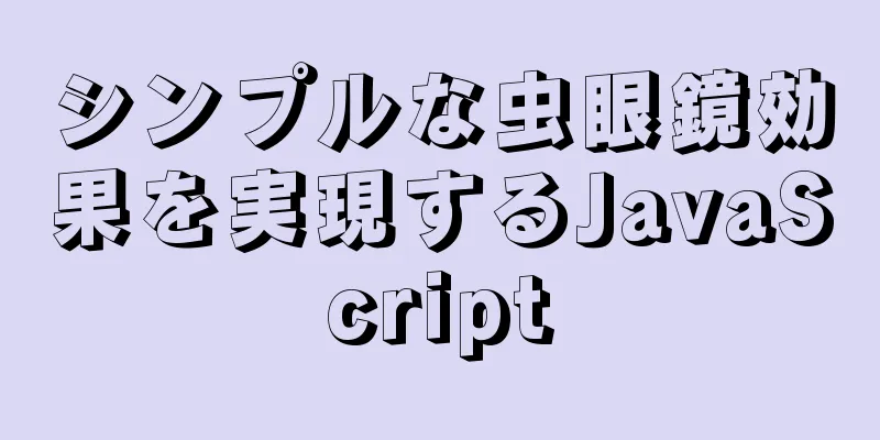 シンプルな虫眼鏡効果を実現するJavaScript