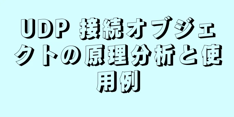 UDP 接続オブジェクトの原理分析と使用例