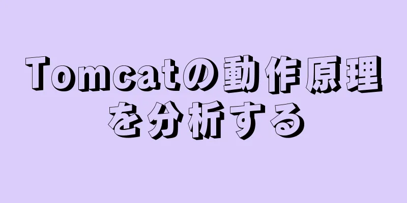 Tomcatの動作原理を分析する