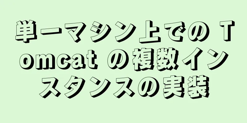 単一マシン上での Tomcat の複数インスタンスの実装