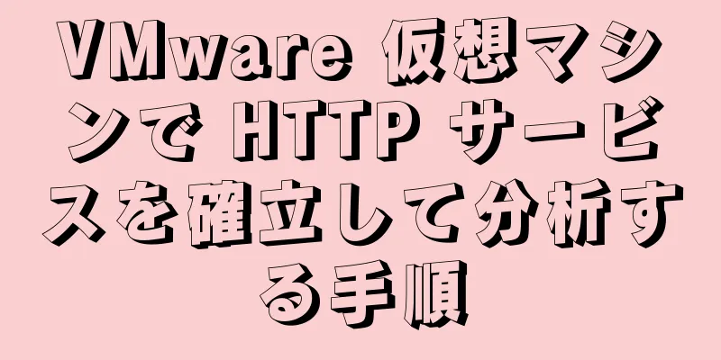 VMware 仮想マシンで HTTP サービスを確立して分析する手順