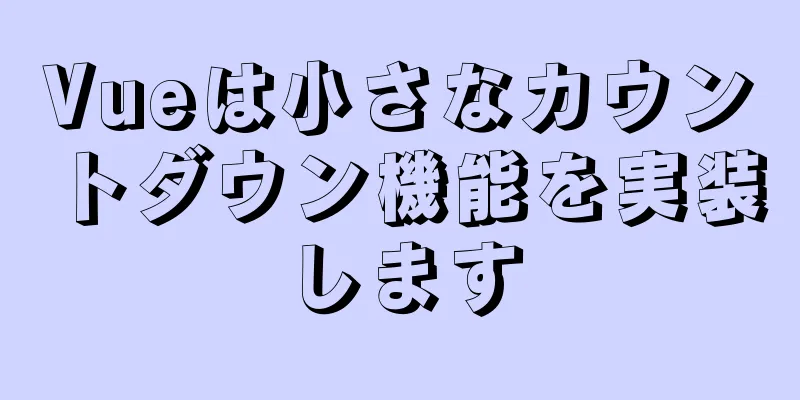 Vueは小さなカウントダウン機能を実装します