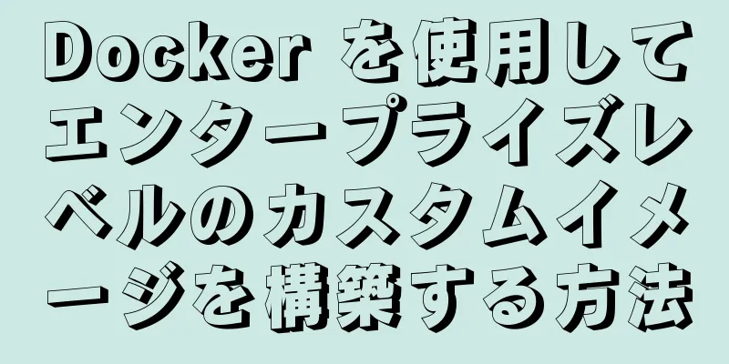 Docker を使用してエンタープライズレベルのカスタムイメージを構築する方法