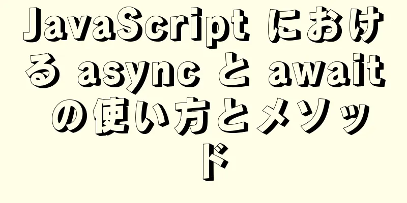 JavaScript における async と await の使い方とメソッド