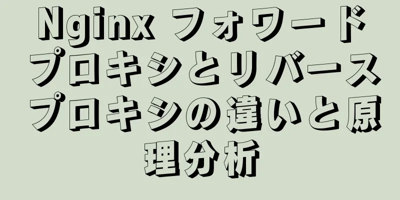 Nginx フォワードプロキシとリバースプロキシの違いと原理分析