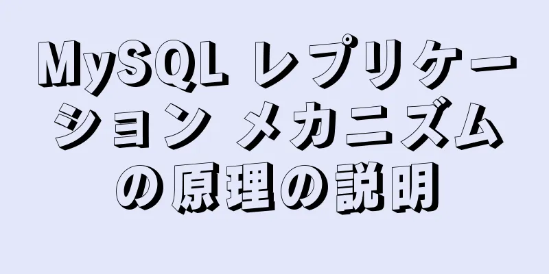 MySQL レプリケーション メカニズムの原理の説明