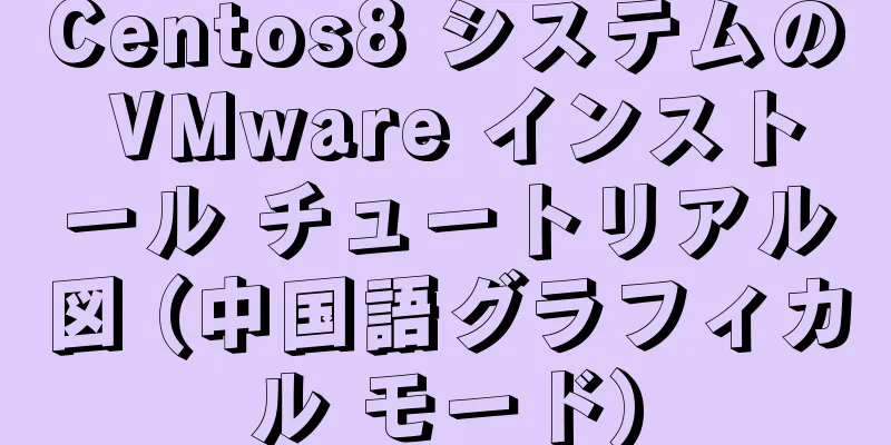 Centos8 システムの VMware インストール チュートリアル図 (中国語グラフィカル モード)
