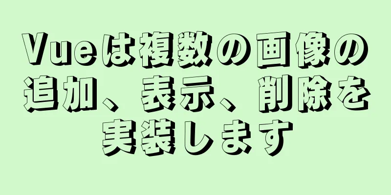 Vueは複数の画像の追加、表示、削除を実装します