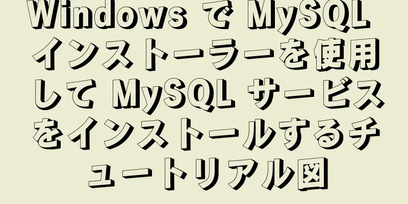 Windows で MySQL インストーラーを使用して MySQL サービスをインストールするチュートリアル図