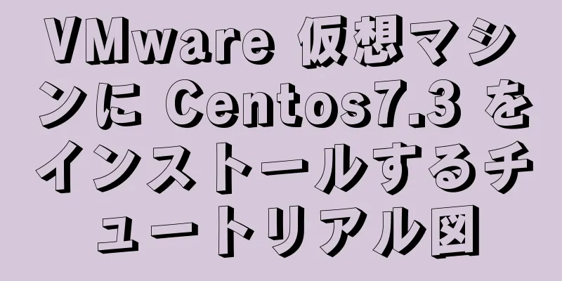 VMware 仮想マシンに Centos7.3 をインストールするチュートリアル図