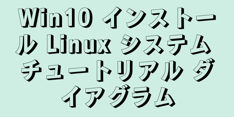 Win10 インストール Linux システム チュートリアル ダイアグラム