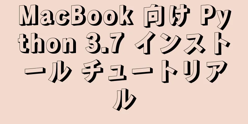 MacBook 向け Python 3.7 インストール チュートリアル