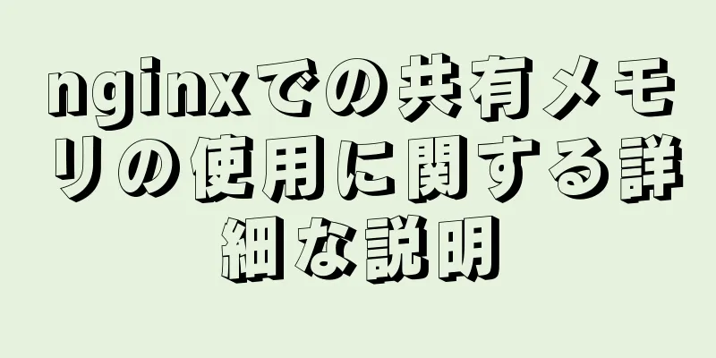 nginxでの共有メモリの使用に関する詳細な説明