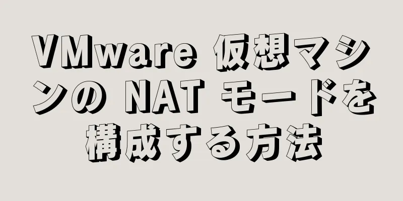 VMware 仮想マシンの NAT モードを構成する方法