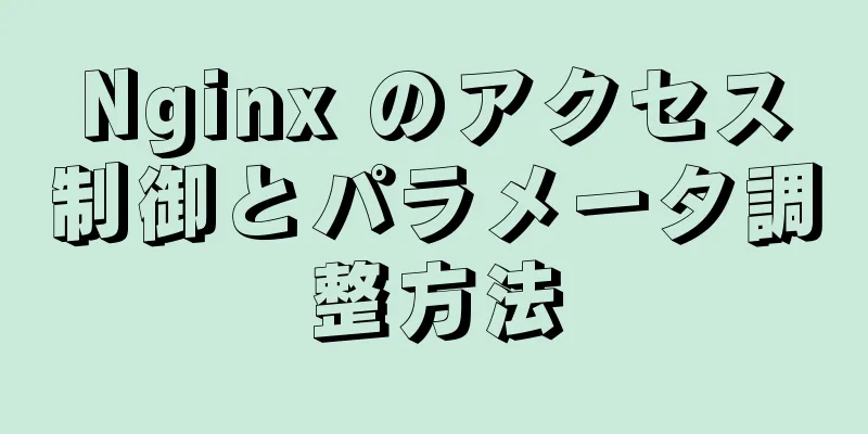 Nginx のアクセス制御とパラメータ調整方法