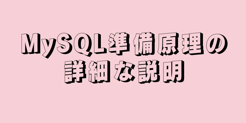 MySQL準備原理の詳細な説明