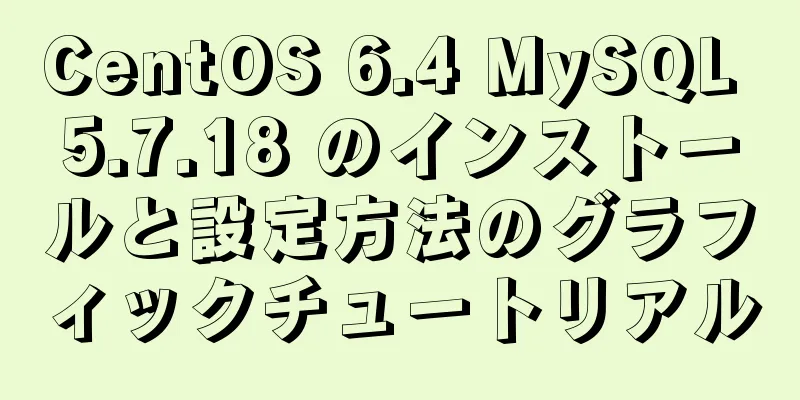 CentOS 6.4 MySQL 5.7.18 のインストールと設定方法のグラフィックチュートリアル