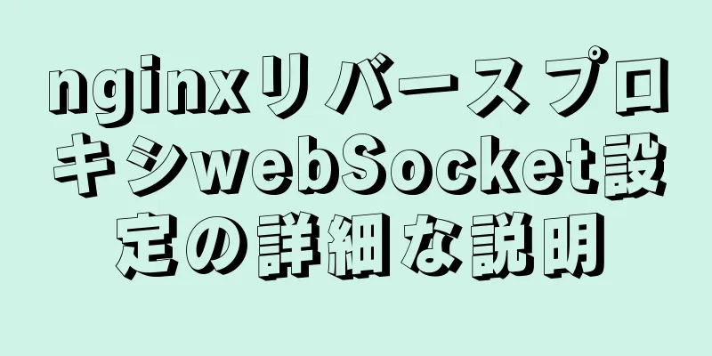 nginxリバースプロキシwebSocket設定の詳細な説明