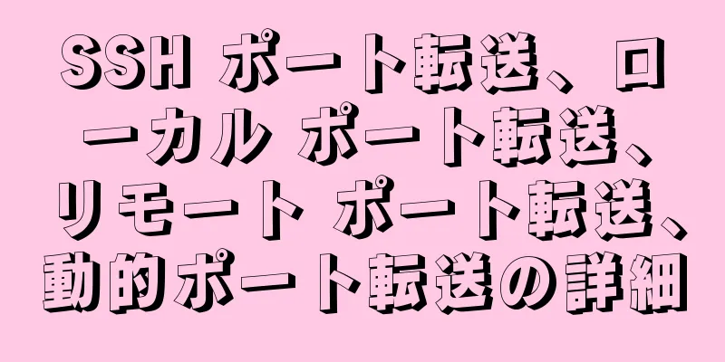 SSH ポート転送、ローカル ポート転送、リモート ポート転送、動的ポート転送の詳細