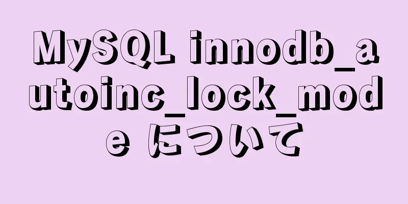 MySQL innodb_autoinc_lock_mode について