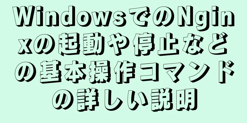 WindowsでのNginxの起動や停止などの基本操作コマンドの詳しい説明