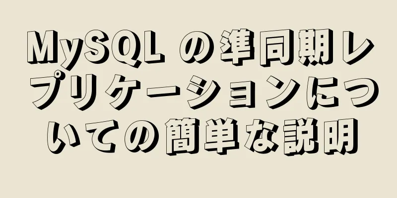 MySQL の準同期レプリケーションについての簡単な説明