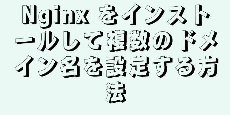 Nginx をインストールして複数のドメイン名を設定する方法